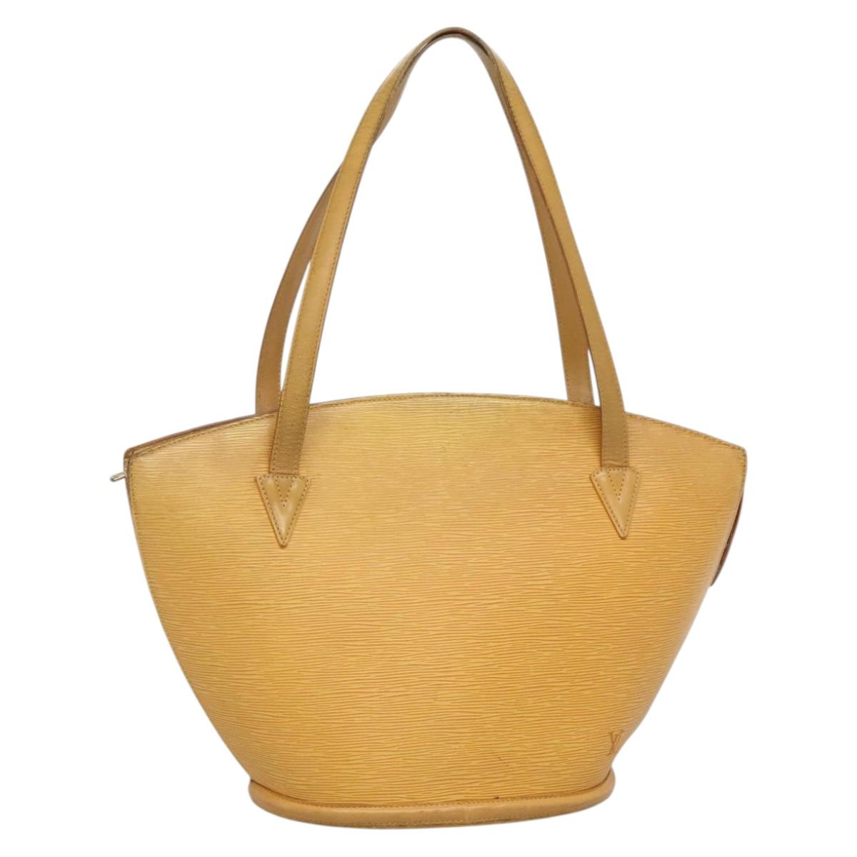 LOUIS VUITTON Epi Saint Jacques Shopping Shoulder Bag Yellow M52269 Auth 137365