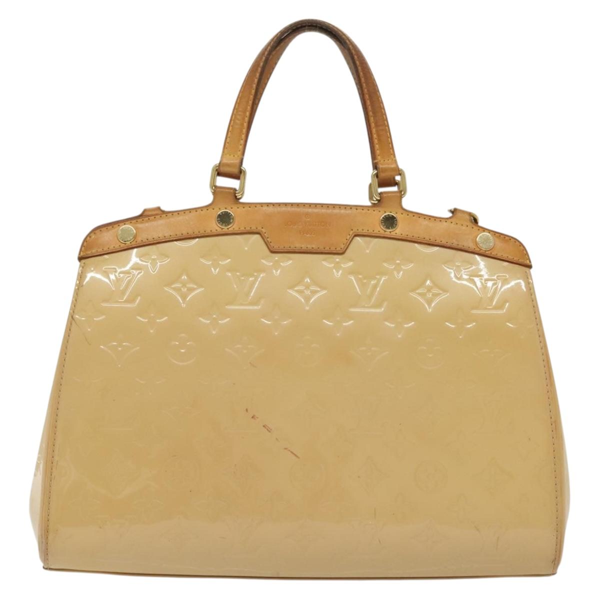 LOUIS VUITTON Vernis Blair MM Hand Bag 2way Rose Angelique M90068 LV Auth 137366