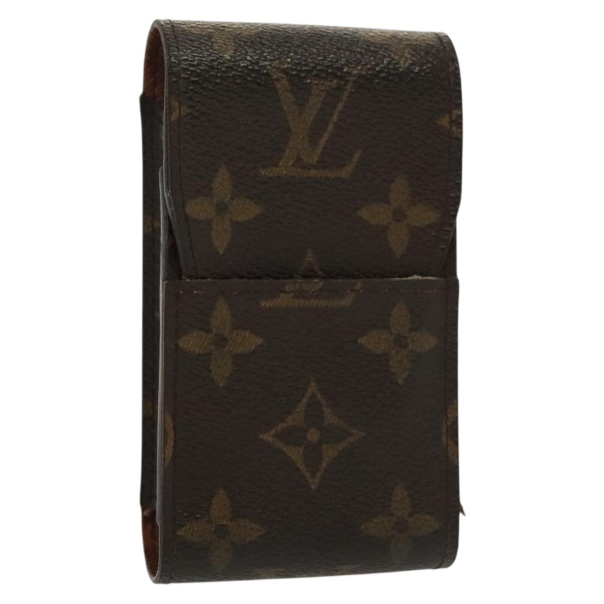 LOUIS VUITTON Monogram Etui Cigarette Case M63024 LV Auth 137379