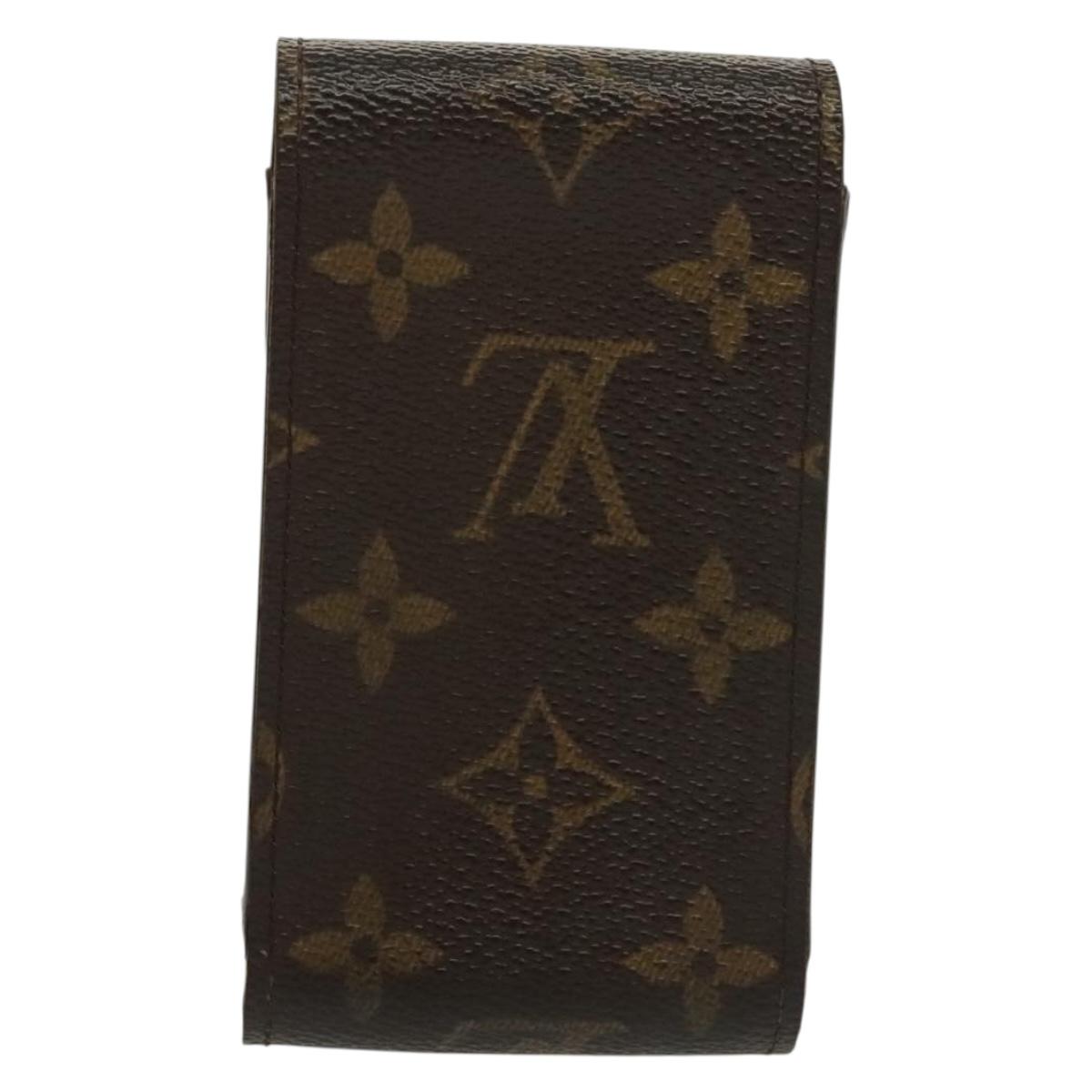 LOUIS VUITTON Monogram Etui Cigarette Case M63024 LV Auth 137379