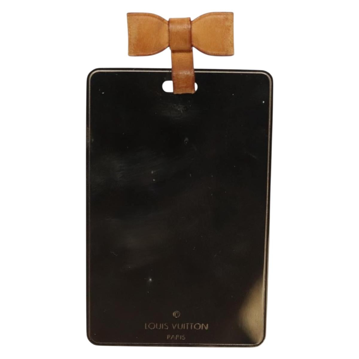 LOUIS VUITTON Multicolor Etui Miroir Hand Mirror Black M92651 LV Auth 137389