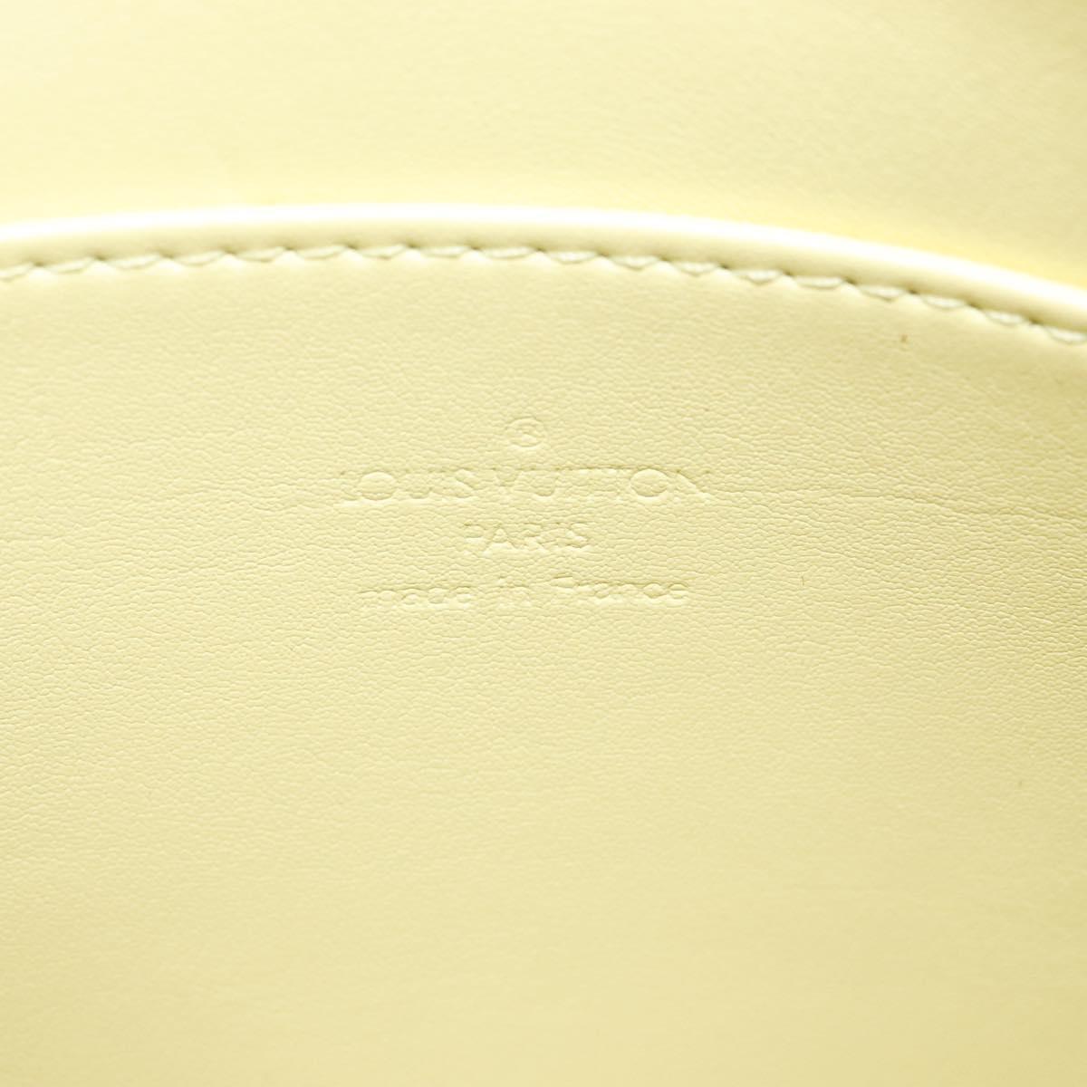 LOUIS VUITTON Monogram Vernis Marley Backpack Yellow M91040 LV Auth 137398