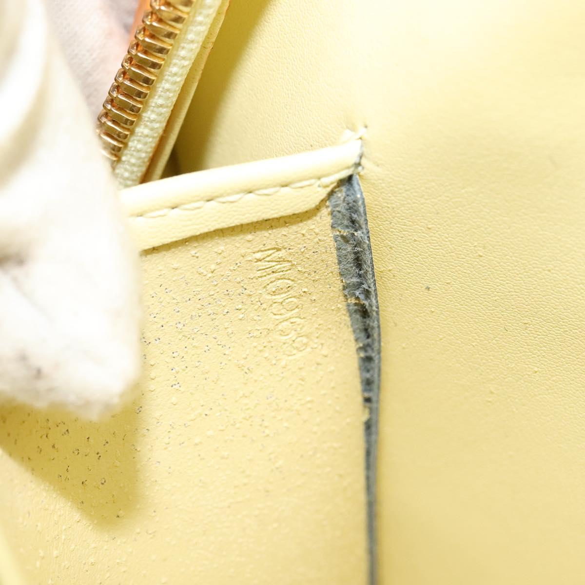 LOUIS VUITTON Monogram Vernis Marley Backpack Yellow M91040 LV Auth 137398