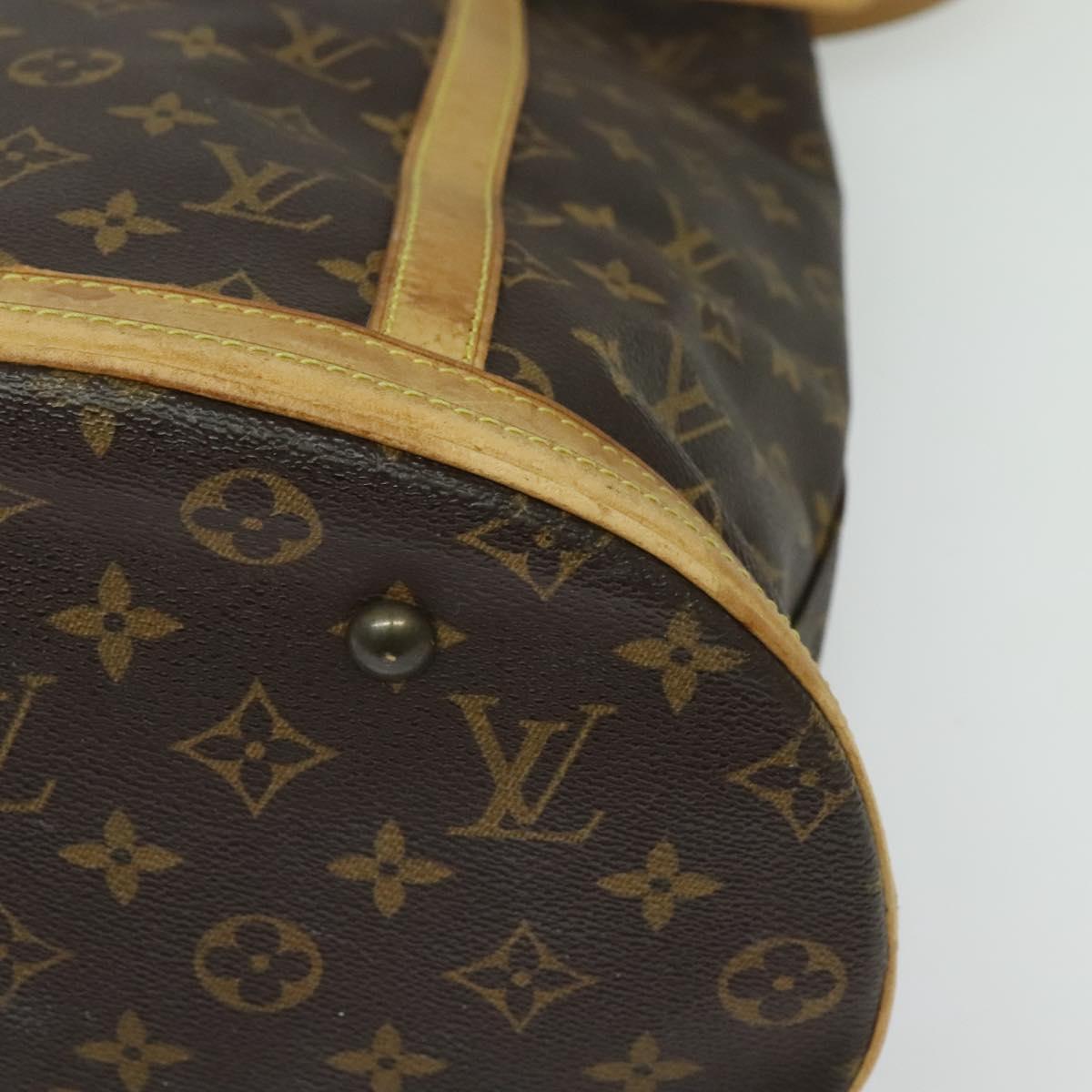 LOUIS VUITTON Monogram Bucket GM Shoulder Bag M42236 LV Auth 137413