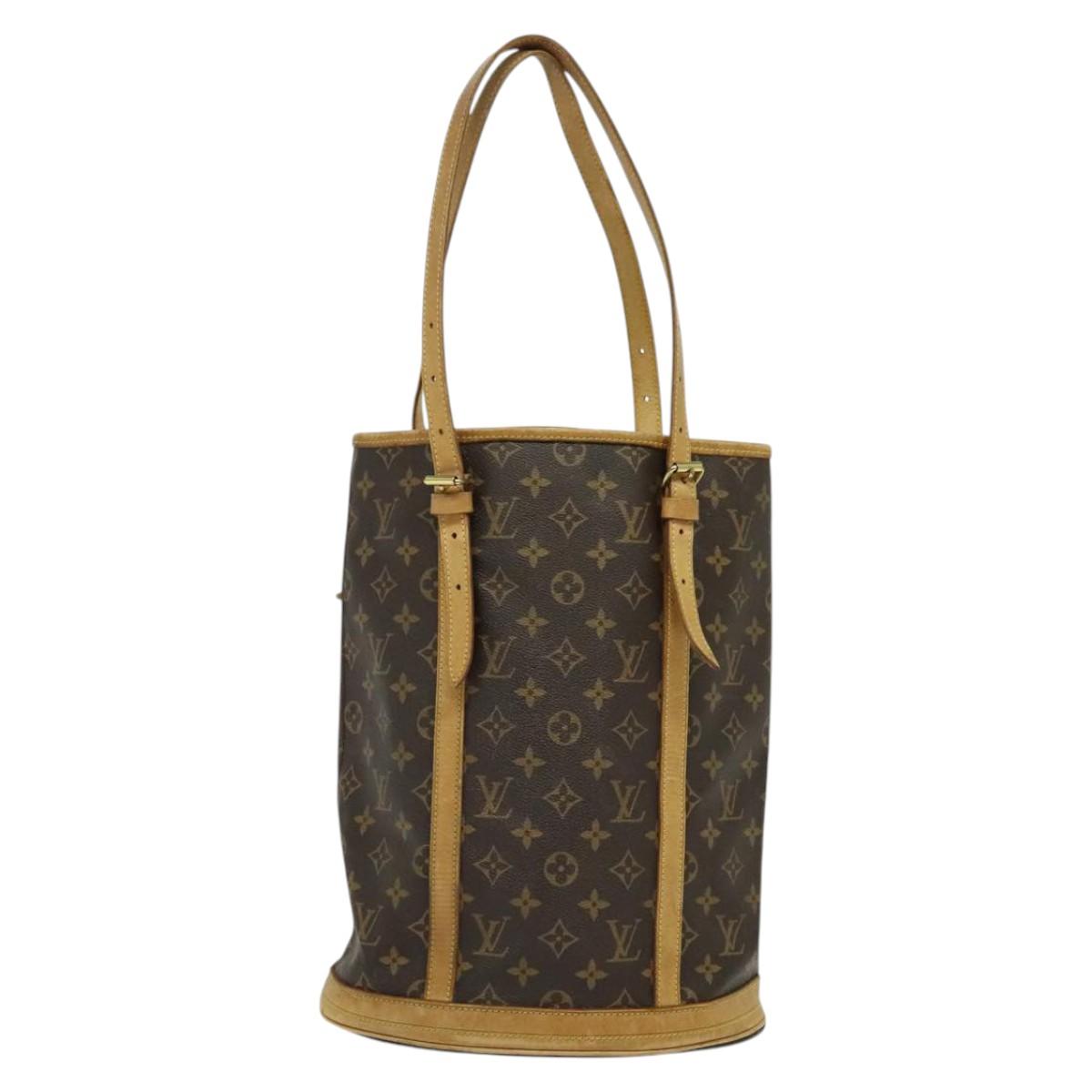LOUIS VUITTON Monogram Bucket GM Shoulder Bag M42236 LV Auth 137413