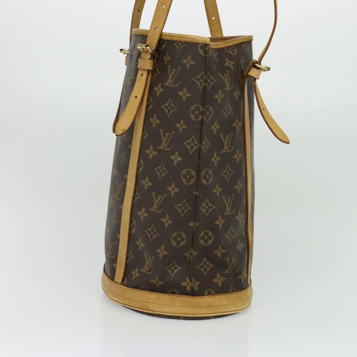 LOUIS VUITTON Monogram Bucket GM Shoulder Bag M42236 LV Auth 137413