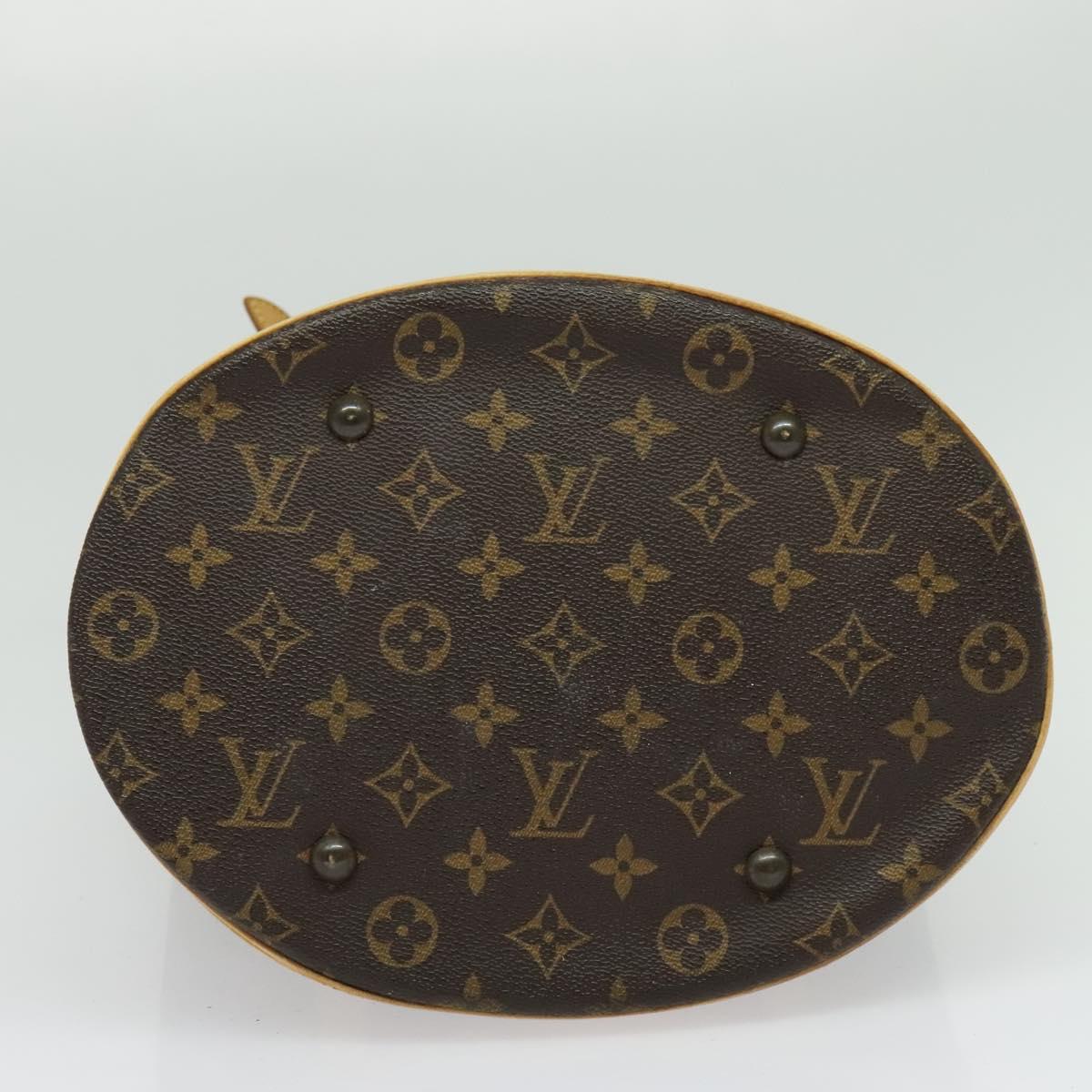 LOUIS VUITTON Monogram Bucket GM Shoulder Bag M42236 LV Auth 137413