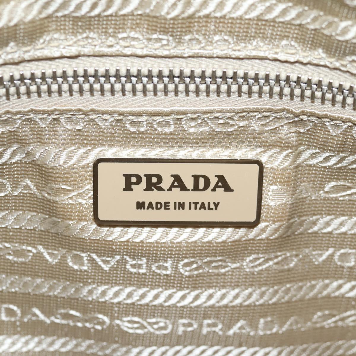 PRADA Shoulder Bag Nylon Purple Silver Auth 137447V