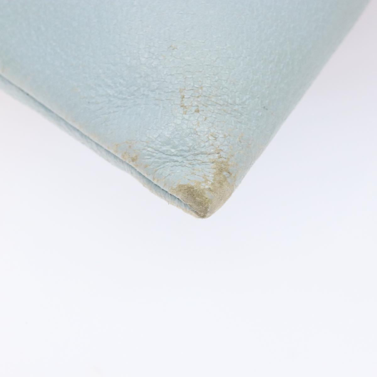 PRADA Tote Bag Canvas Beige Auth 137463