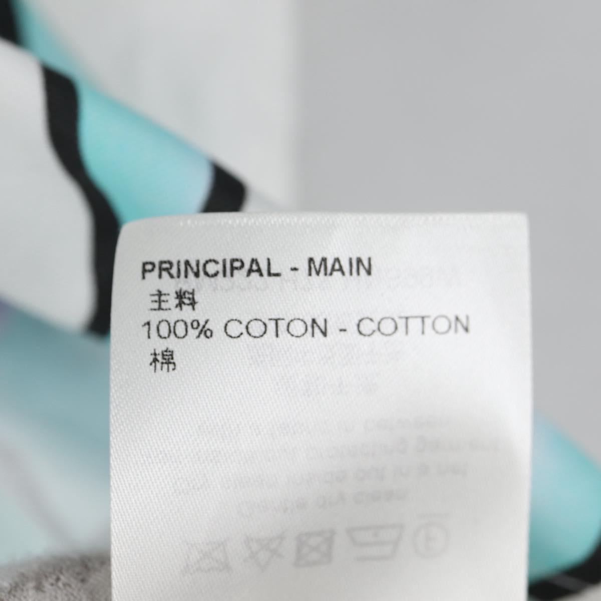 LOUIS VUITTON Printed Shirt And Tie Shirt Cotton White LV Auth 137477M