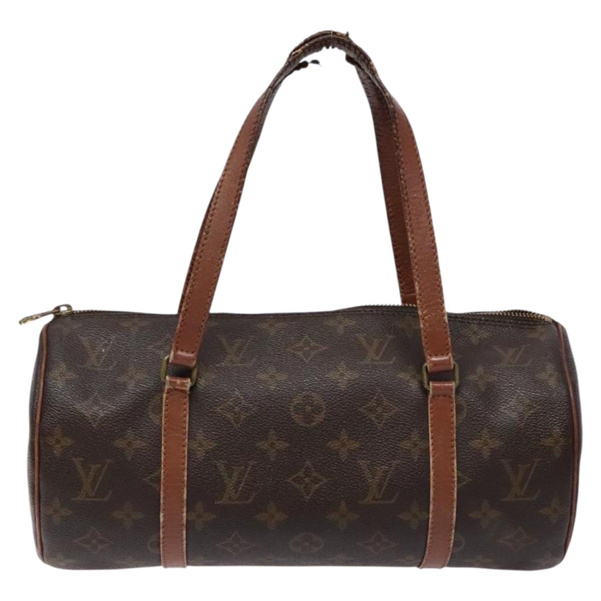 LOUIS VUITTON Monogram Papillon 30 Hand Bag M51385 LV Auth 137505