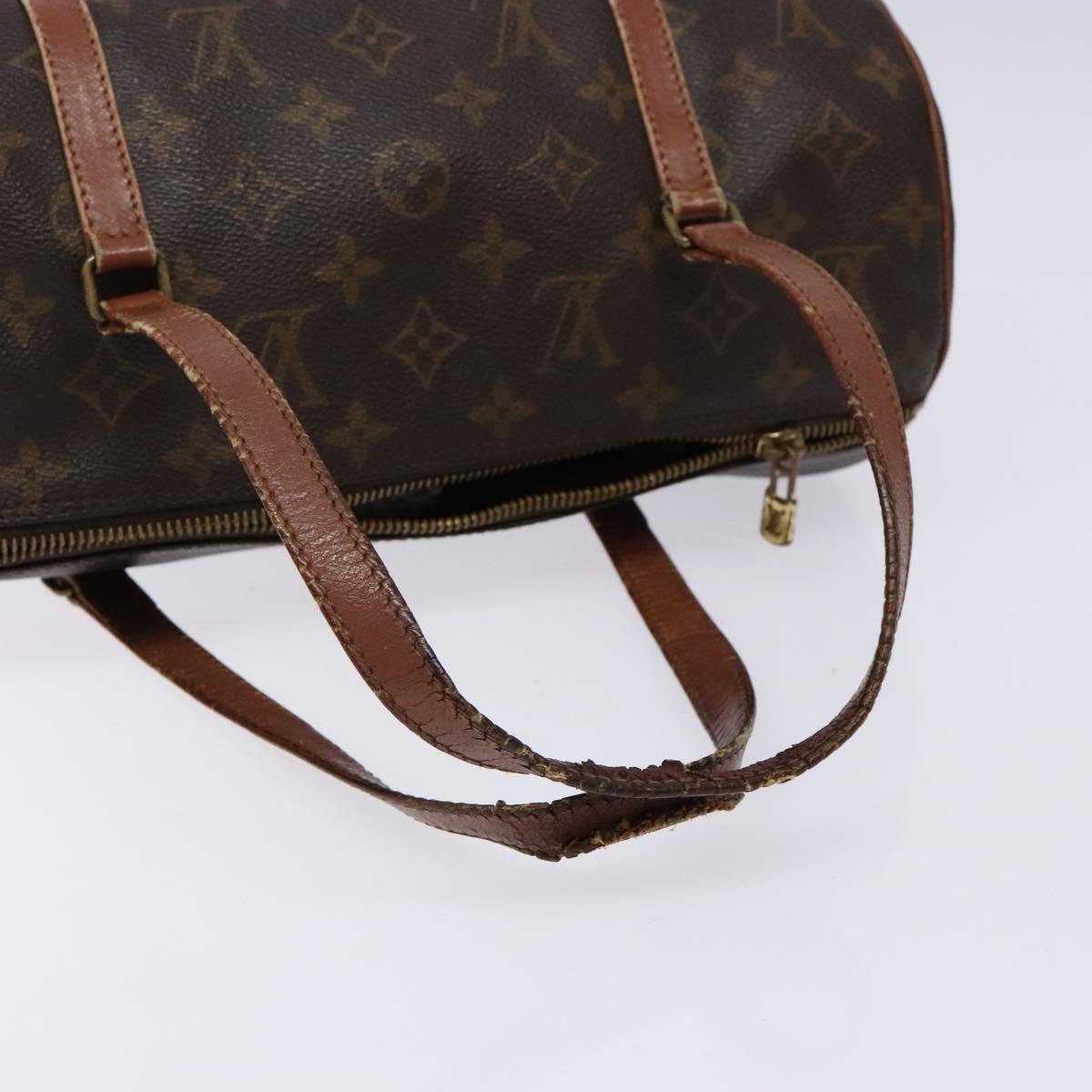 LOUIS VUITTON Monogram Papillon 30 Hand Bag M51385 LV Auth 137505