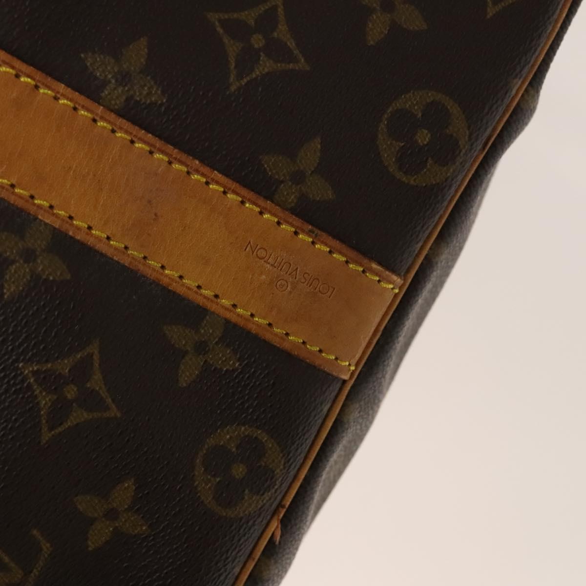 LOUIS VUITTON Monogram Keepall Bandouliere 50 Boston Bag M41416 LV Auth 137509