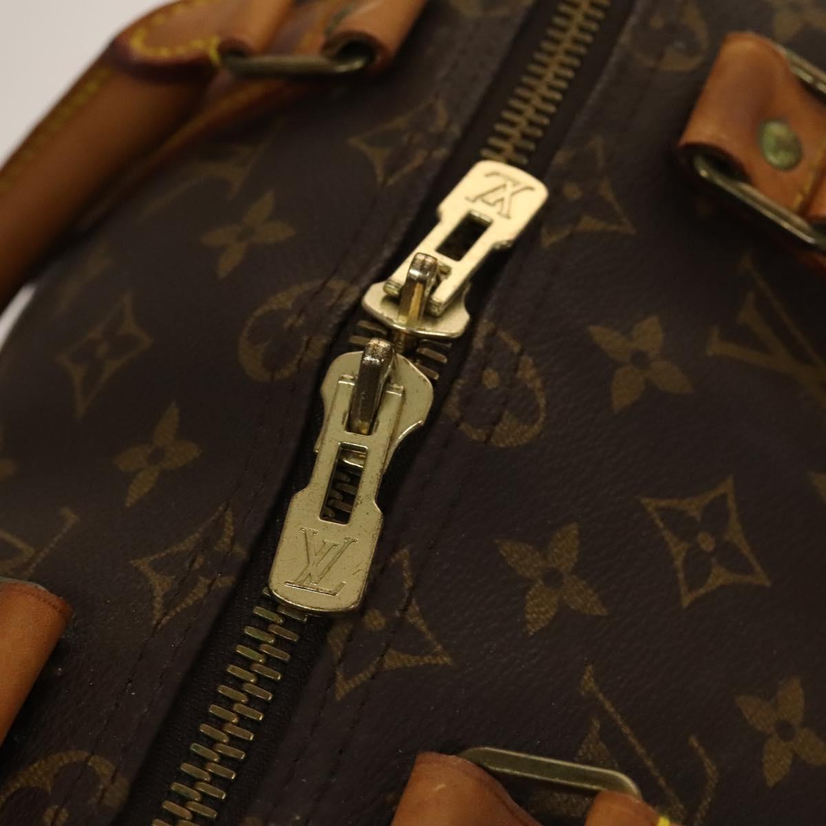 LOUIS VUITTON Monogram Keepall Bandouliere 50 Boston Bag M41416 LV Auth 137509