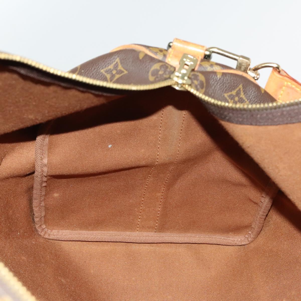 LOUIS VUITTON Monogram Keepall Bandouliere 50 Boston Bag M41416 LV Auth 137509