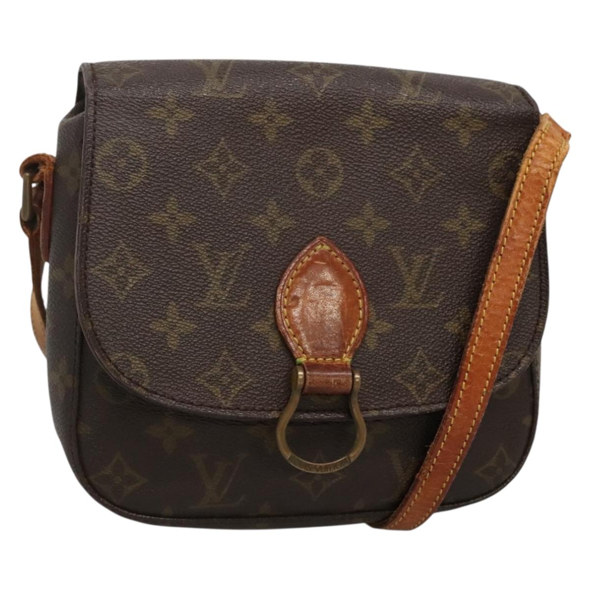 LOUIS VUITTON Monogram Saint Cloud MM Shoulder Bag M51243 LV Auth 137615