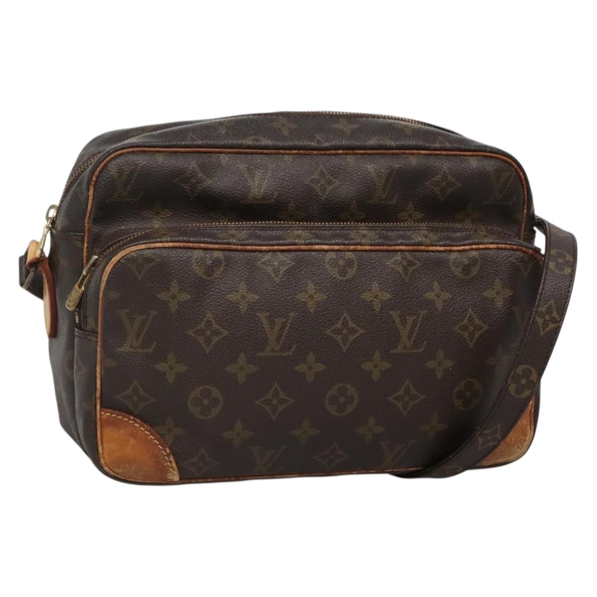 LOUIS VUITTON Monogram Nile Shoulder Bag M45244 LV Auth 137617