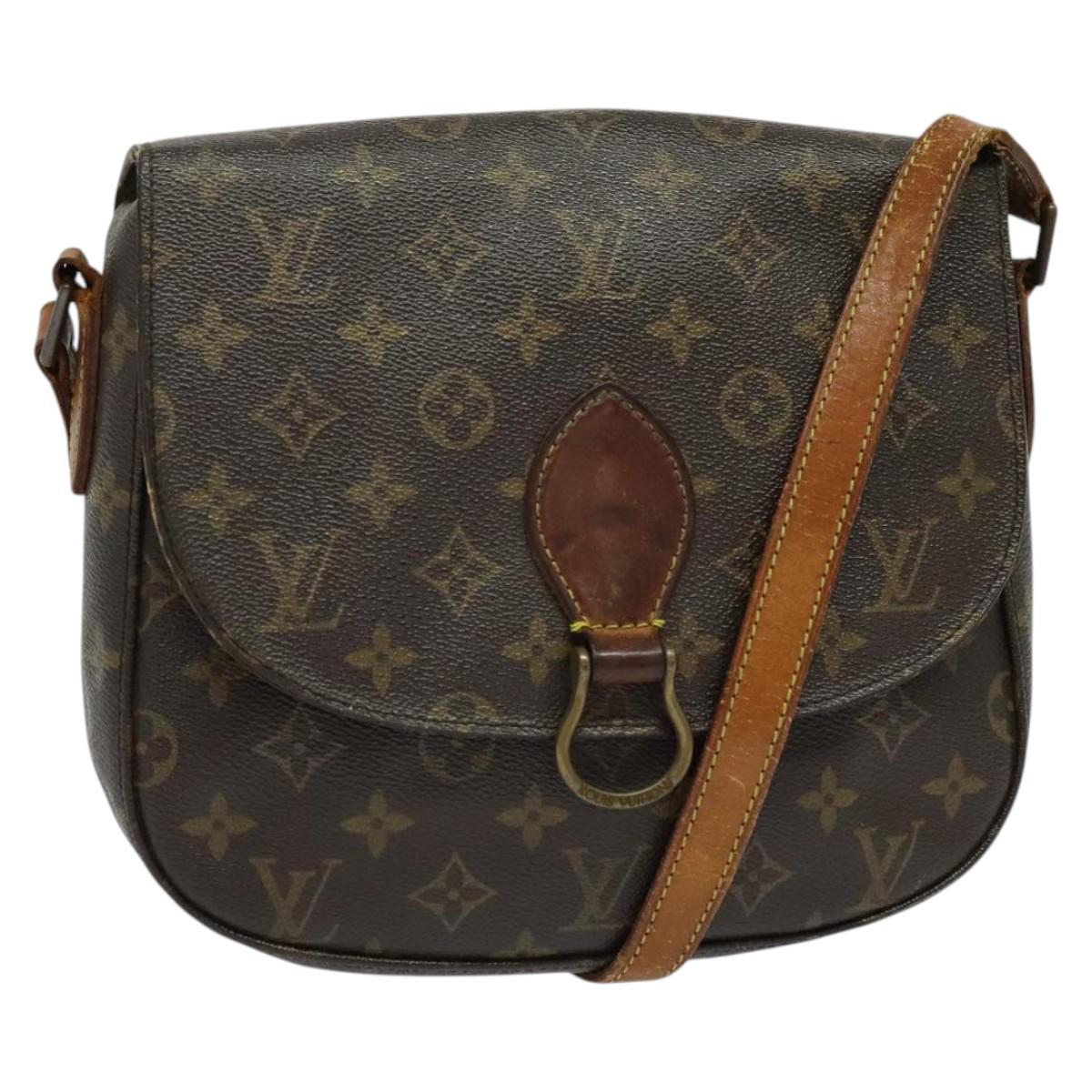 LOUIS VUITTON Monogram Saint Cloud GM Shoulder Bag M51242 LV Auth 137620