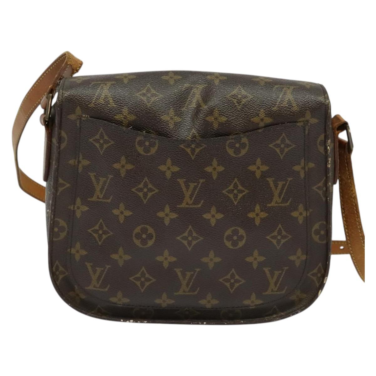 LOUIS VUITTON Monogram Saint Cloud GM Shoulder Bag M51242 LV Auth 137620