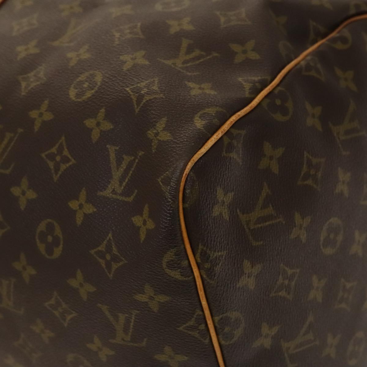 LOUIS VUITTON Monogram Keepall 55 Boston Bag M41424 LV Auth 137635