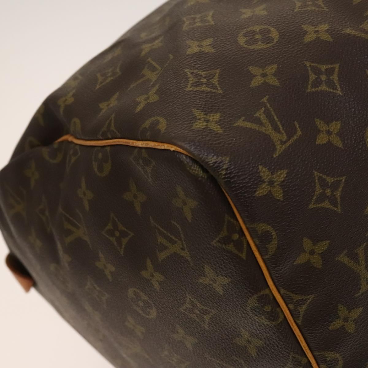LOUIS VUITTON Monogram Keepall 55 Boston Bag M41424 LV Auth 137635