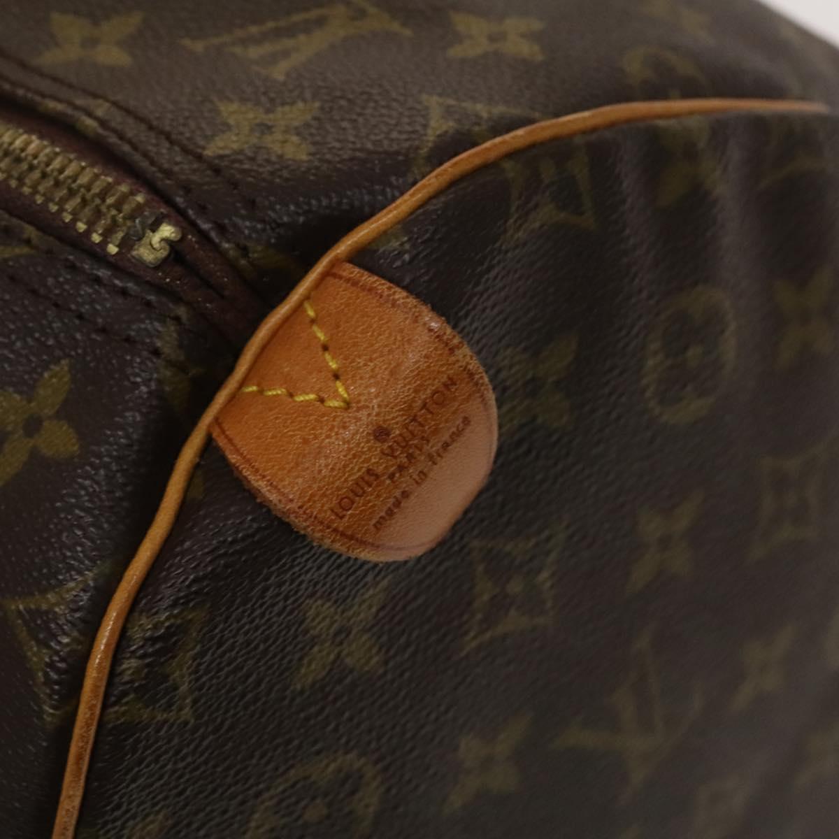 LOUIS VUITTON Monogram Keepall 55 Boston Bag M41424 LV Auth 137635