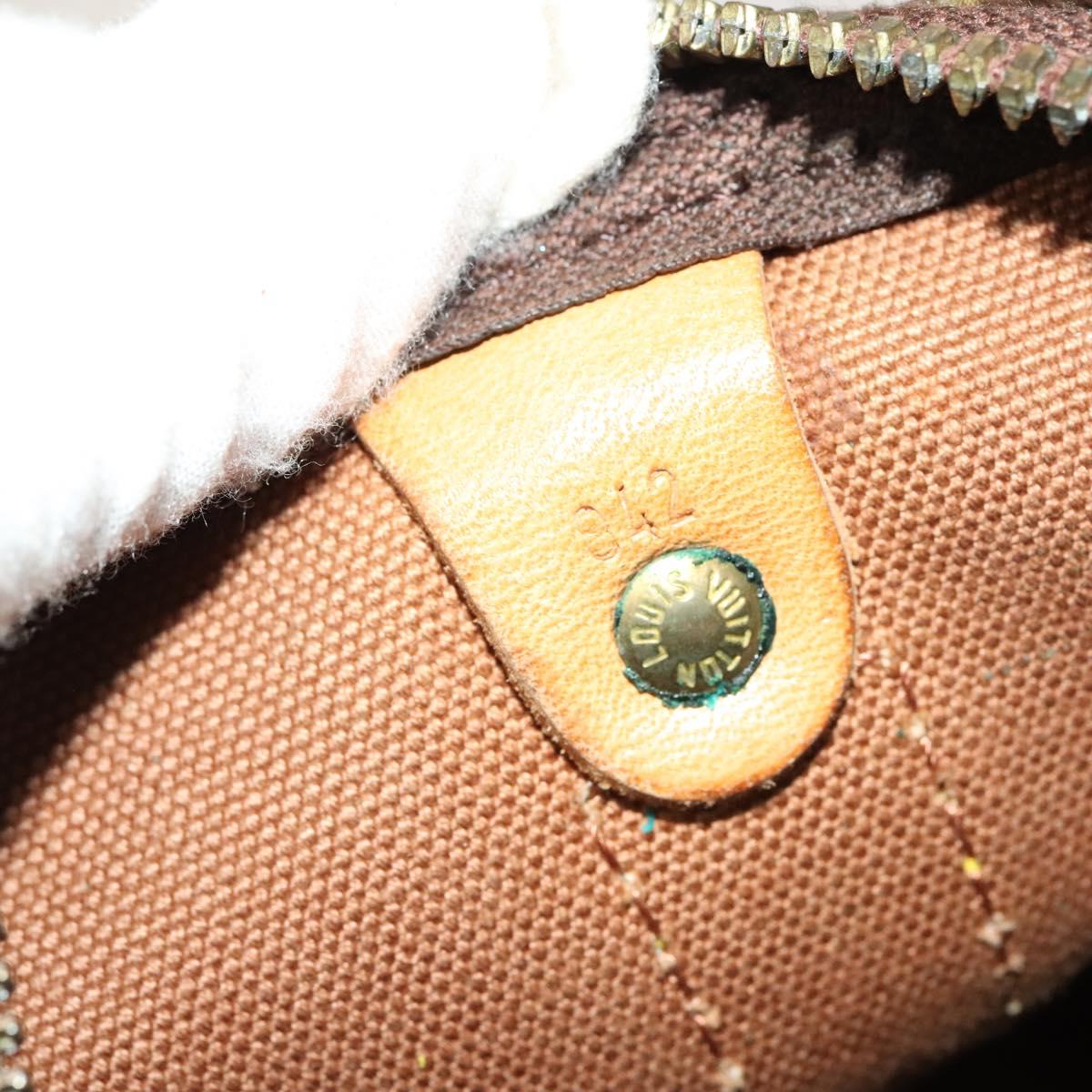 LOUIS VUITTON Monogram Keepall 55 Boston Bag M41424 LV Auth 137635