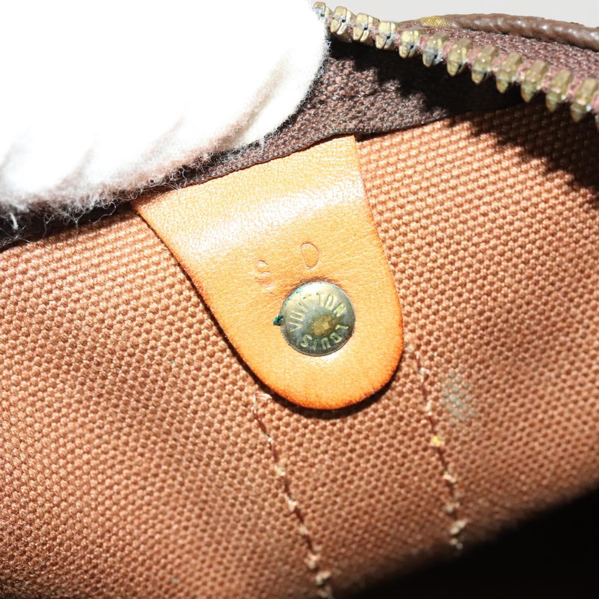 LOUIS VUITTON Monogram Keepall 55 Boston Bag M41424 LV Auth 137635