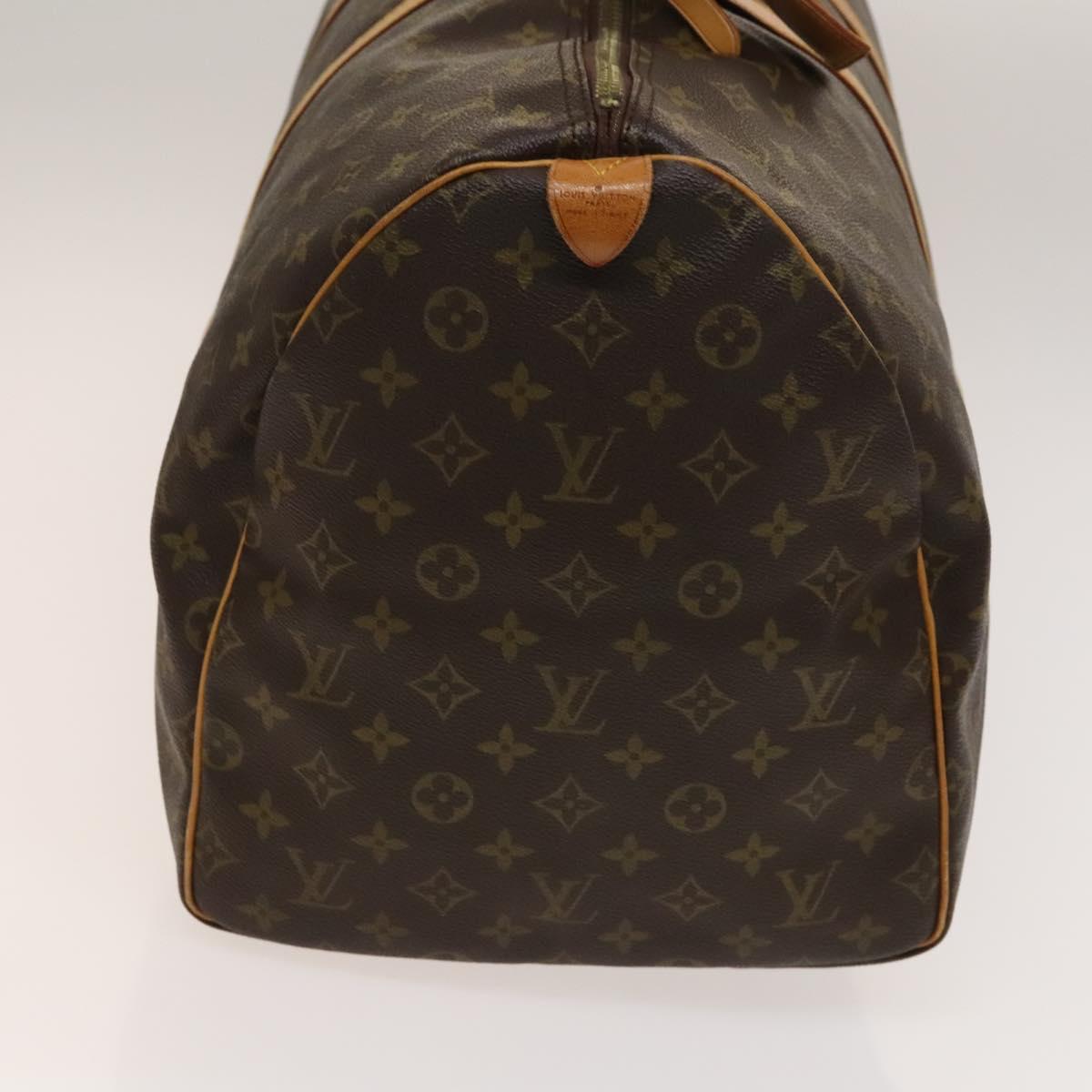 LOUIS VUITTON Monogram Keepall 55 Boston Bag M41424 LV Auth 137635