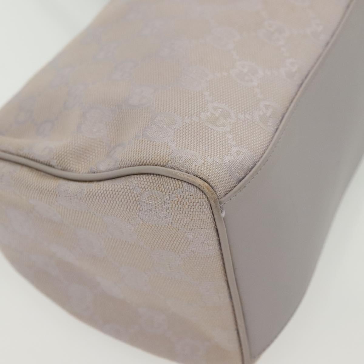 GUCCI GG Canvas Shoulder Bag Purple Gold 92699 Auth 137651