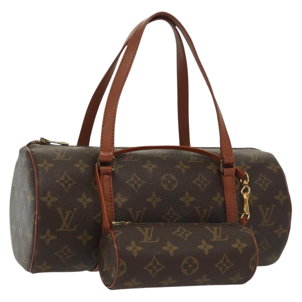LOUIS VUITTON Monogram Papillon 30 Hand Bag M51385 LV Auth 137655