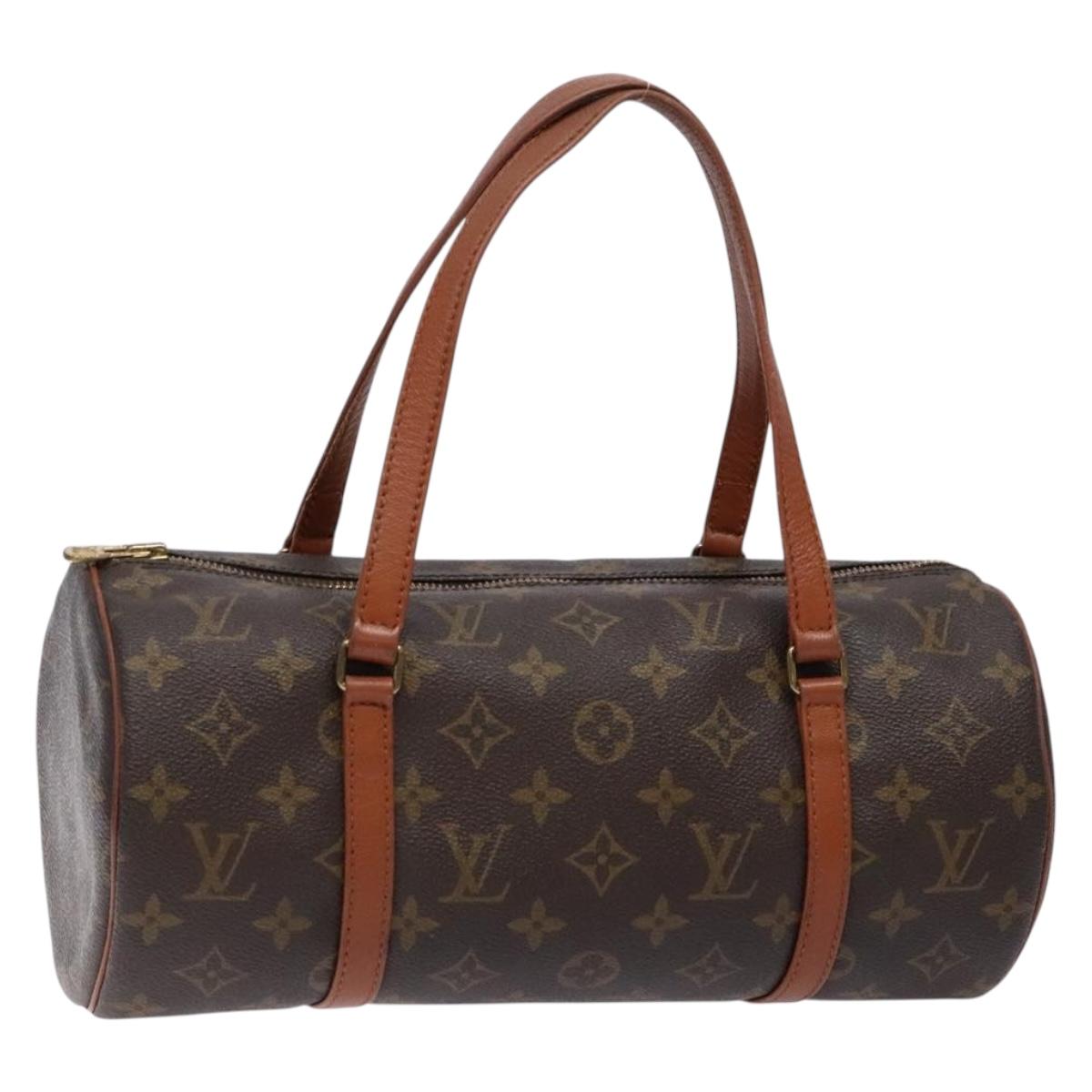 LOUIS VUITTON Monogram Papillon 30 Hand Bag M51385 LV Auth 137656