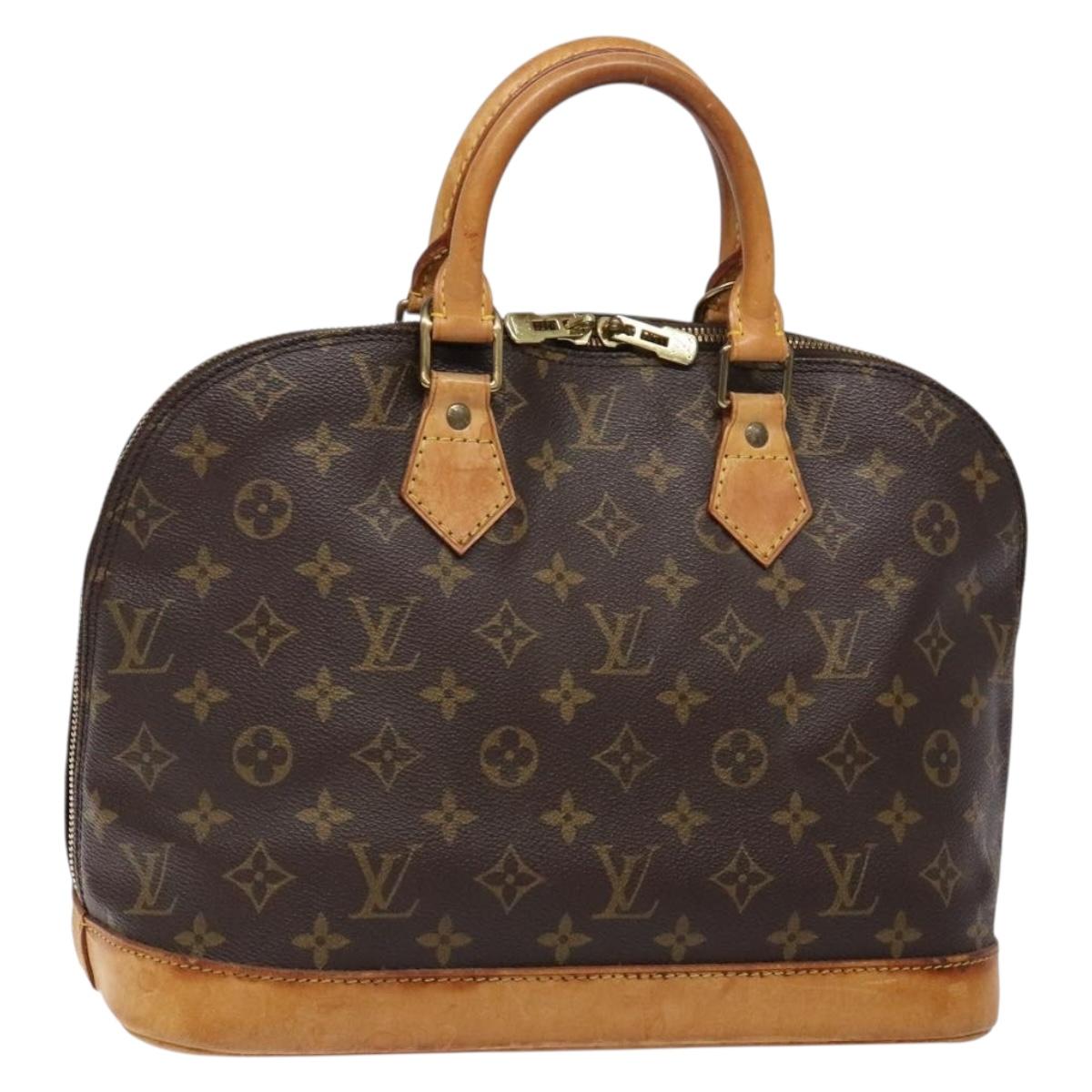LOUIS VUITTON Monogram Alma Hand Bag M51130 LV Auth 137688