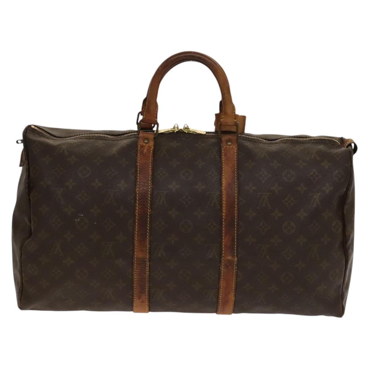 LOUIS VUITTON Monogram Keepall 50 Boston Bag Vintage M41426 LV Auth 137698