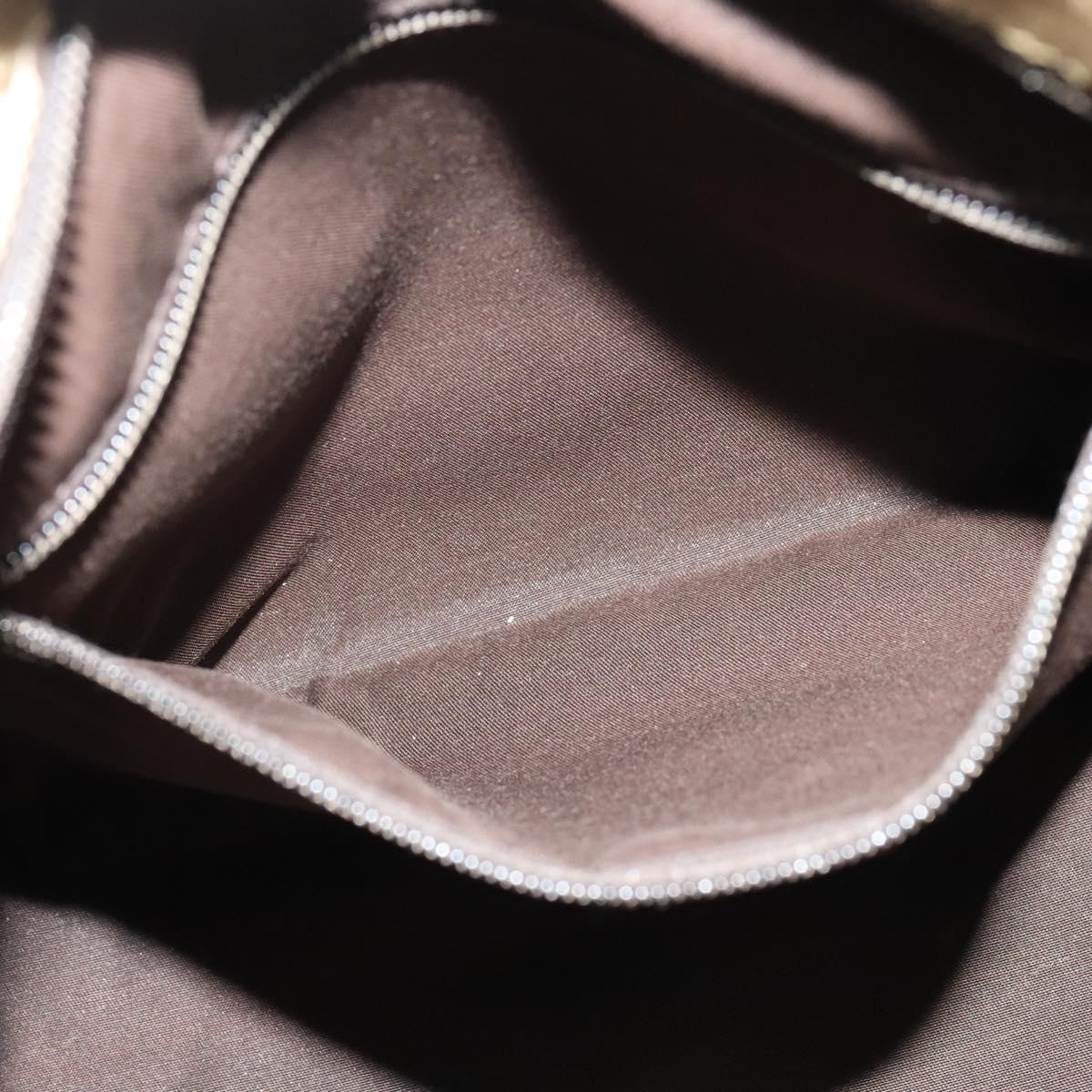 GUCCI GG Crystal Shoulder Bag Coated Canvas Outlet Beige Gold 339569 Auth 137708