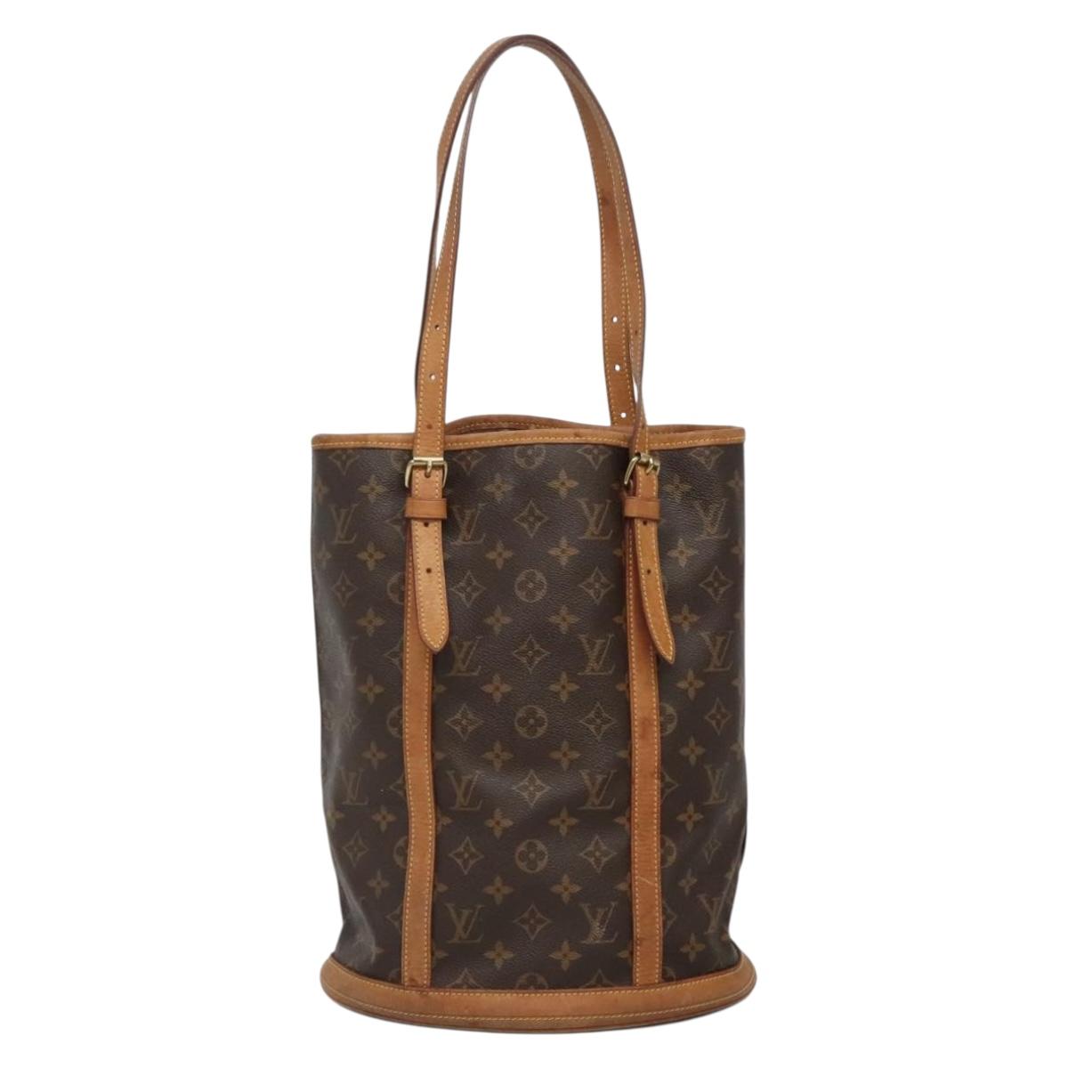 LOUIS VUITTON Monogram Bucket GM Shoulder Bag M42236 LV Auth 137712