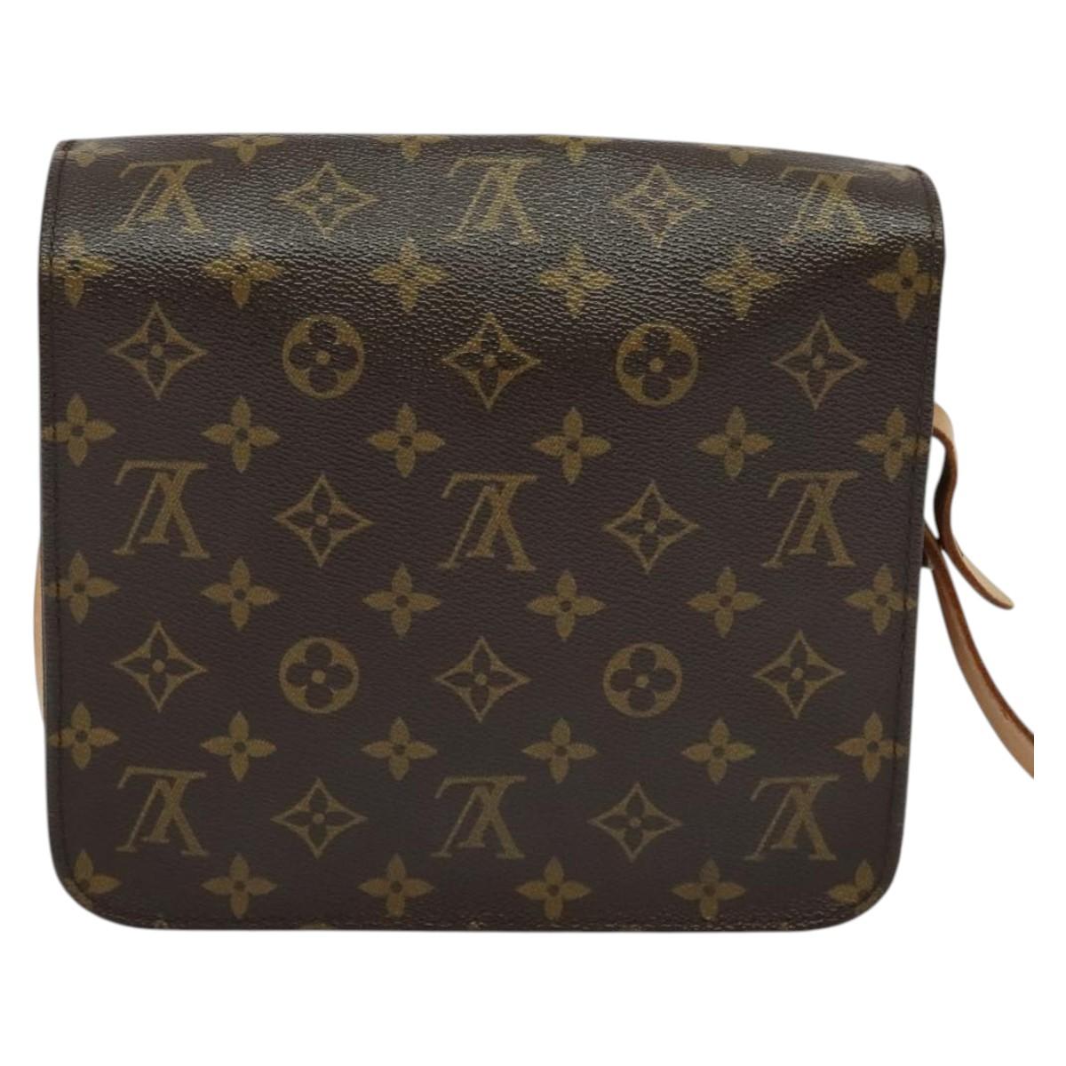 LOUIS VUITTON Monogram Cartouchiere MM Shoulder Bag M51253 LV Auth 137736