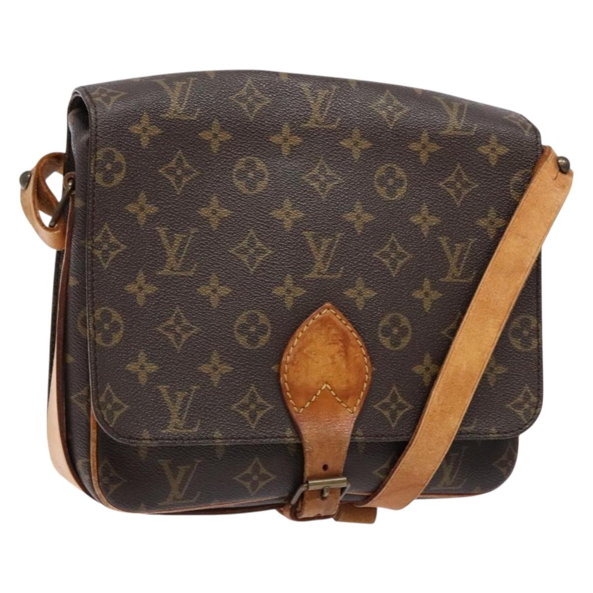 LOUIS VUITTON Monogram Cartouchiere GM Shoulder Bag M51252 LV Auth 137737