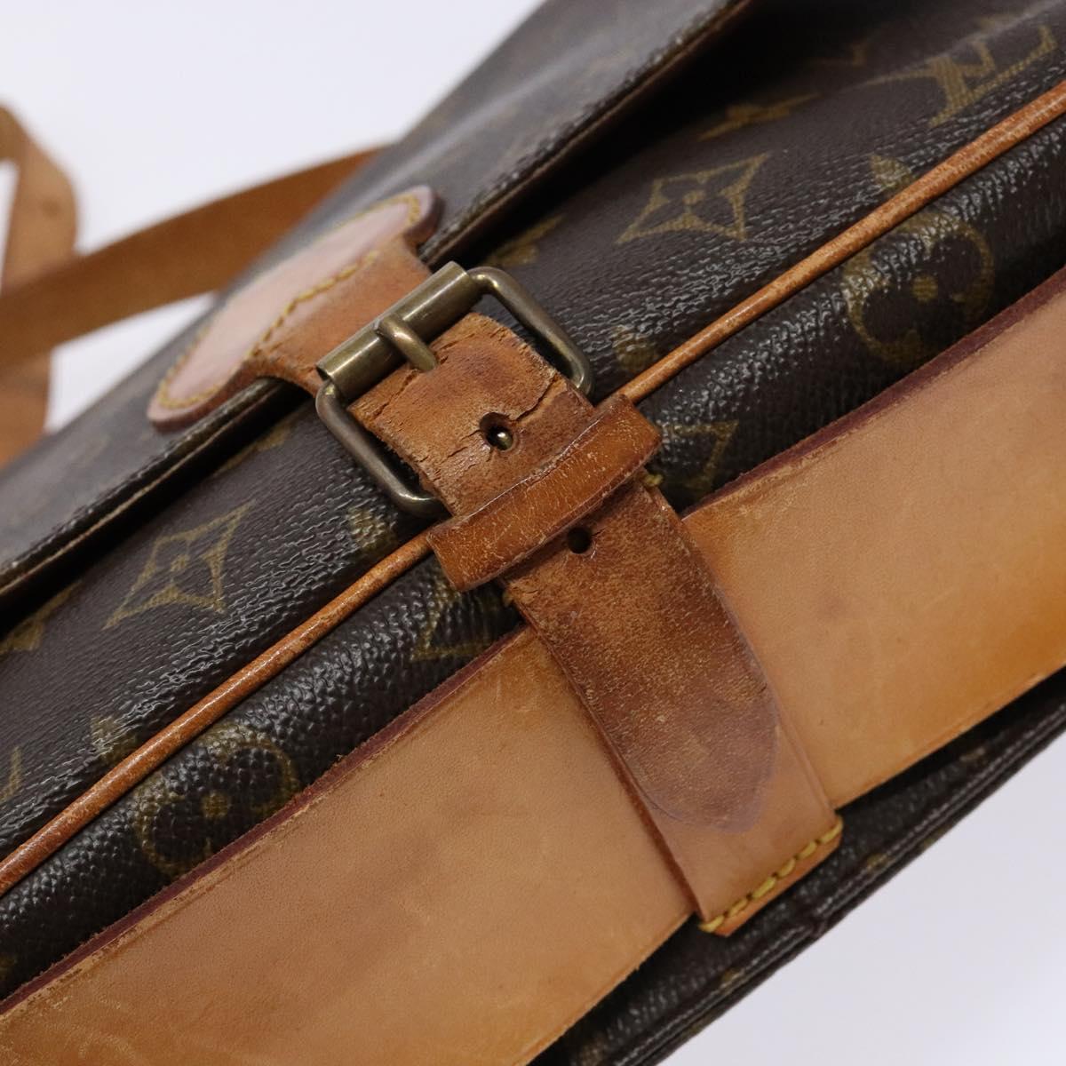 LOUIS VUITTON Monogram Cartouchiere GM Shoulder Bag M51252 LV Auth 137737