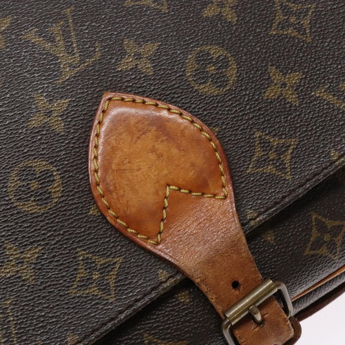LOUIS VUITTON Monogram Cartouchiere GM Shoulder Bag M51252 LV Auth 137737