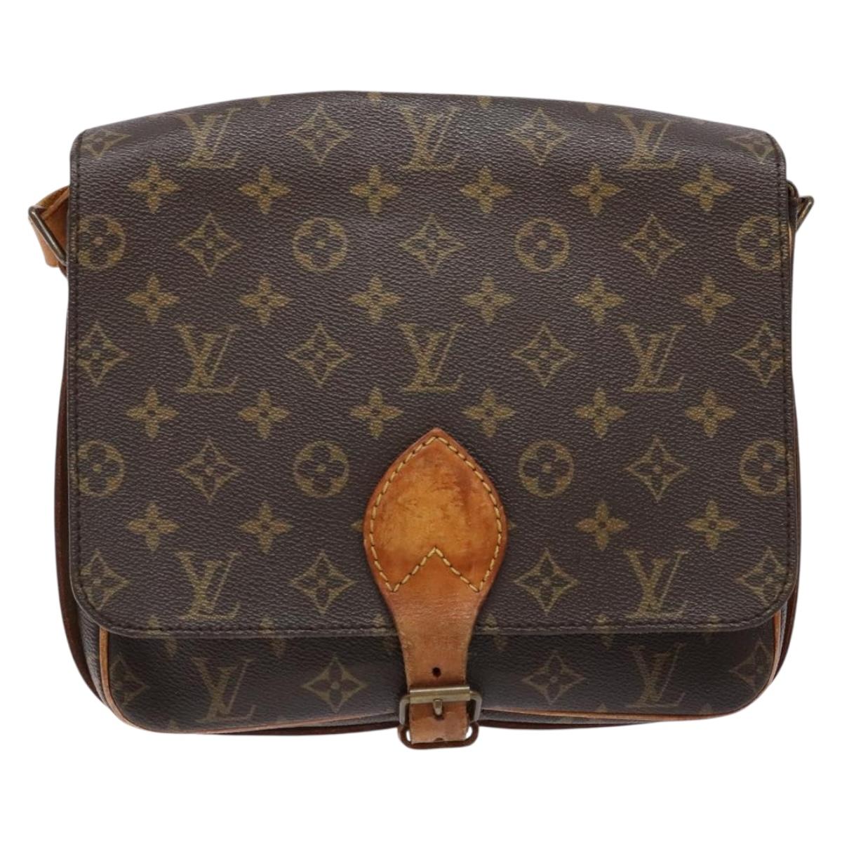 LOUIS VUITTON Monogram Cartouchiere GM Shoulder Bag M51252 LV Auth 137737
