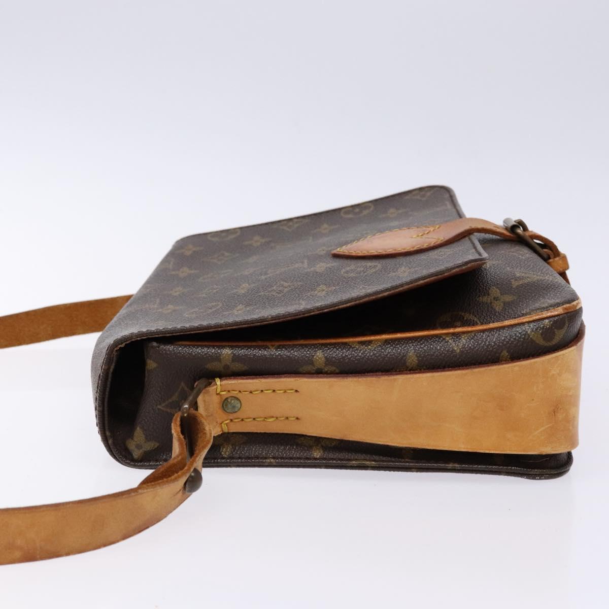 LOUIS VUITTON Monogram Cartouchiere GM Shoulder Bag M51252 LV Auth 137737