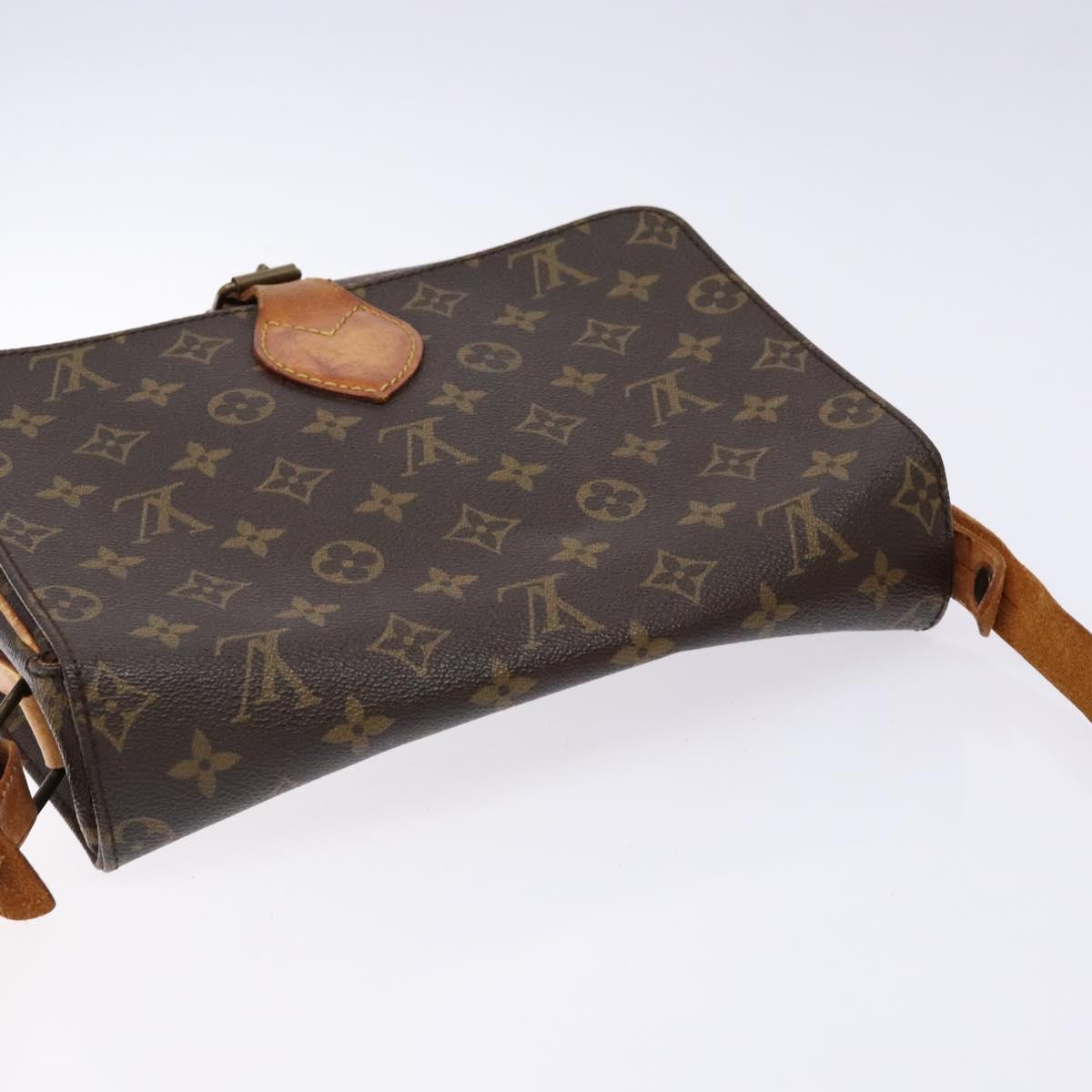 LOUIS VUITTON Monogram Cartouchiere GM Shoulder Bag M51252 LV Auth 137737