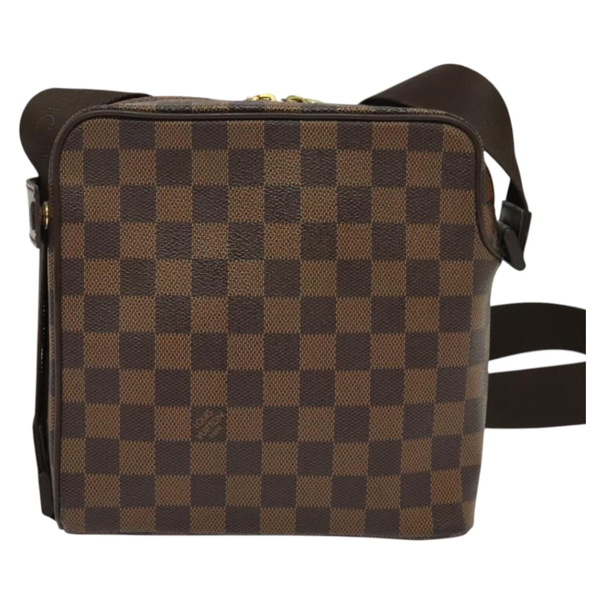 LOUIS VUITTON Damier Ebene Olaf PM Shoulder Bag N41442 LV Auth 137745