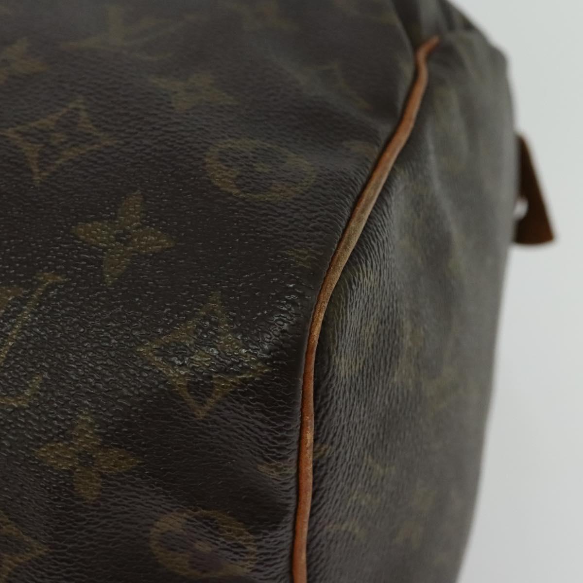 LOUIS VUITTON Monogram Speedy 35 Hand Bag M41524 LV Auth 137782