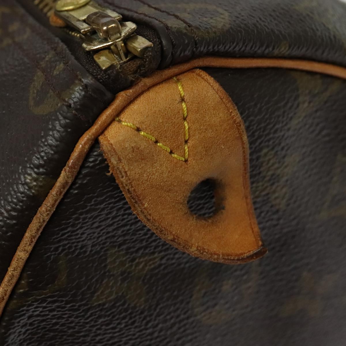 LOUIS VUITTON Monogram Speedy 35 Hand Bag M41524 LV Auth 137782