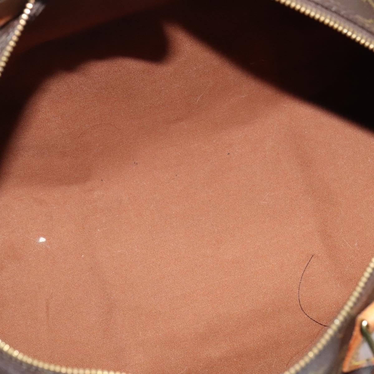 LOUIS VUITTON Monogram Speedy 35 Hand Bag M41524 LV Auth 137782