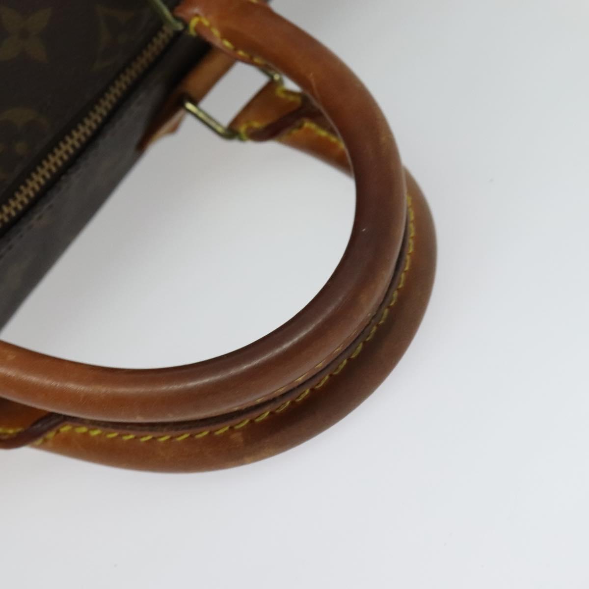LOUIS VUITTON Monogram Speedy 35 Hand Bag M41524 LV Auth 137782