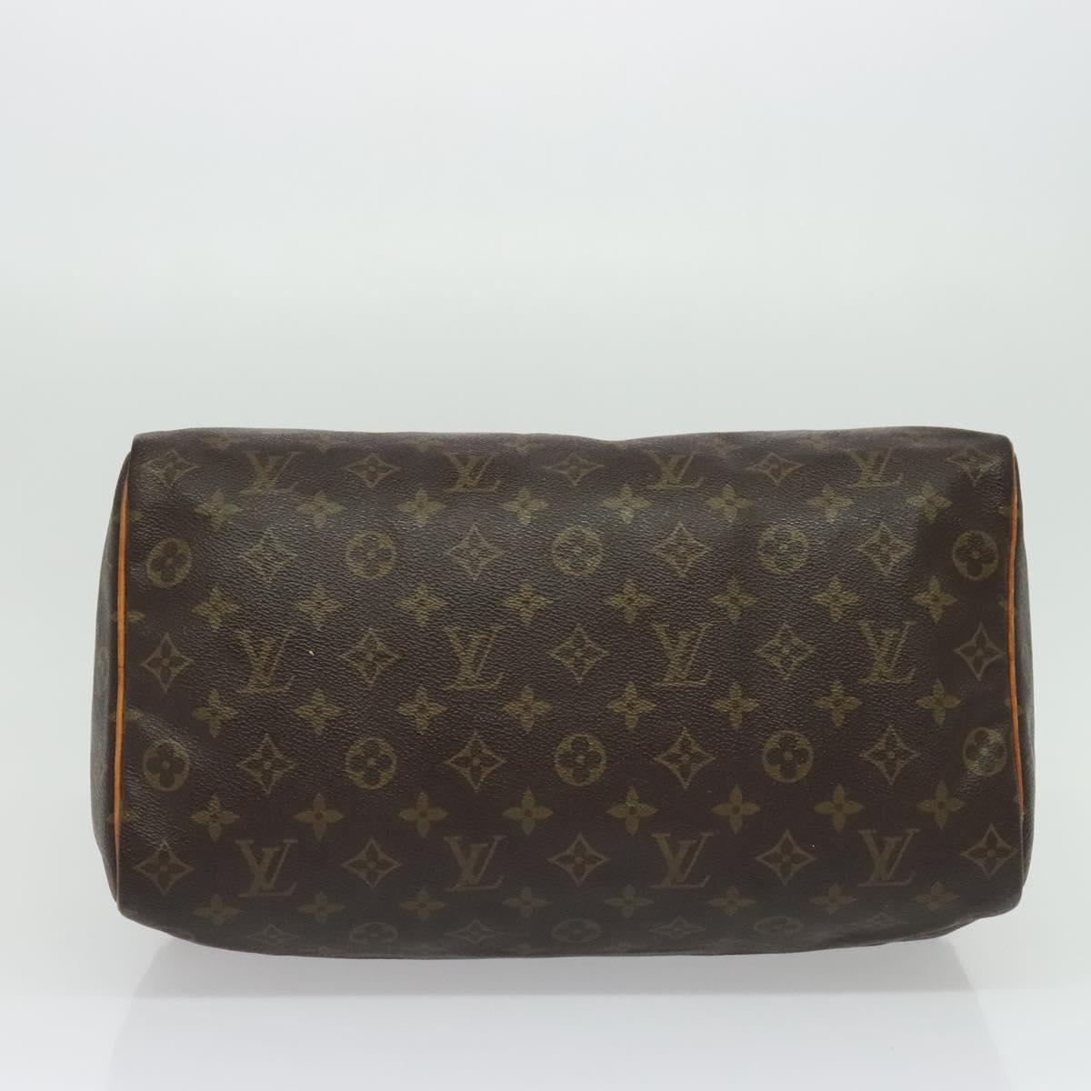 LOUIS VUITTON Monogram Speedy 35 Hand Bag M41524 LV Auth 137782