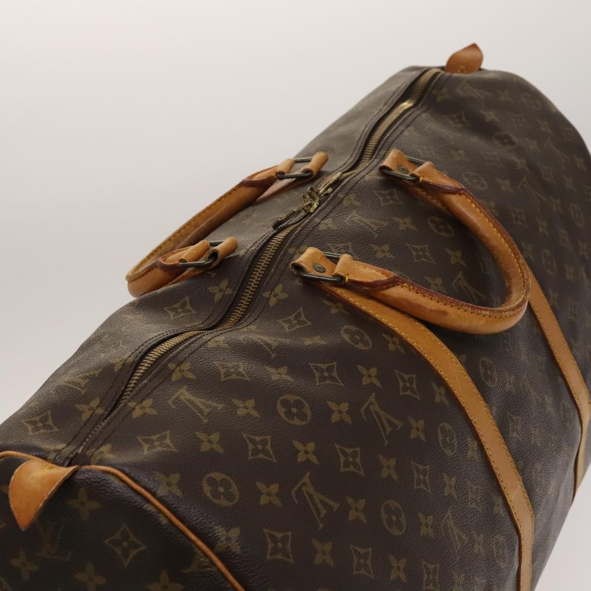 LOUIS VUITTON Monogram Keepall 60 Boston Bag M41422 LV Auth 137784